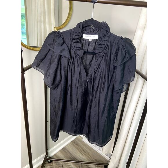 Hunter Bell Millie Black Top size XS - Picture 4 of 5